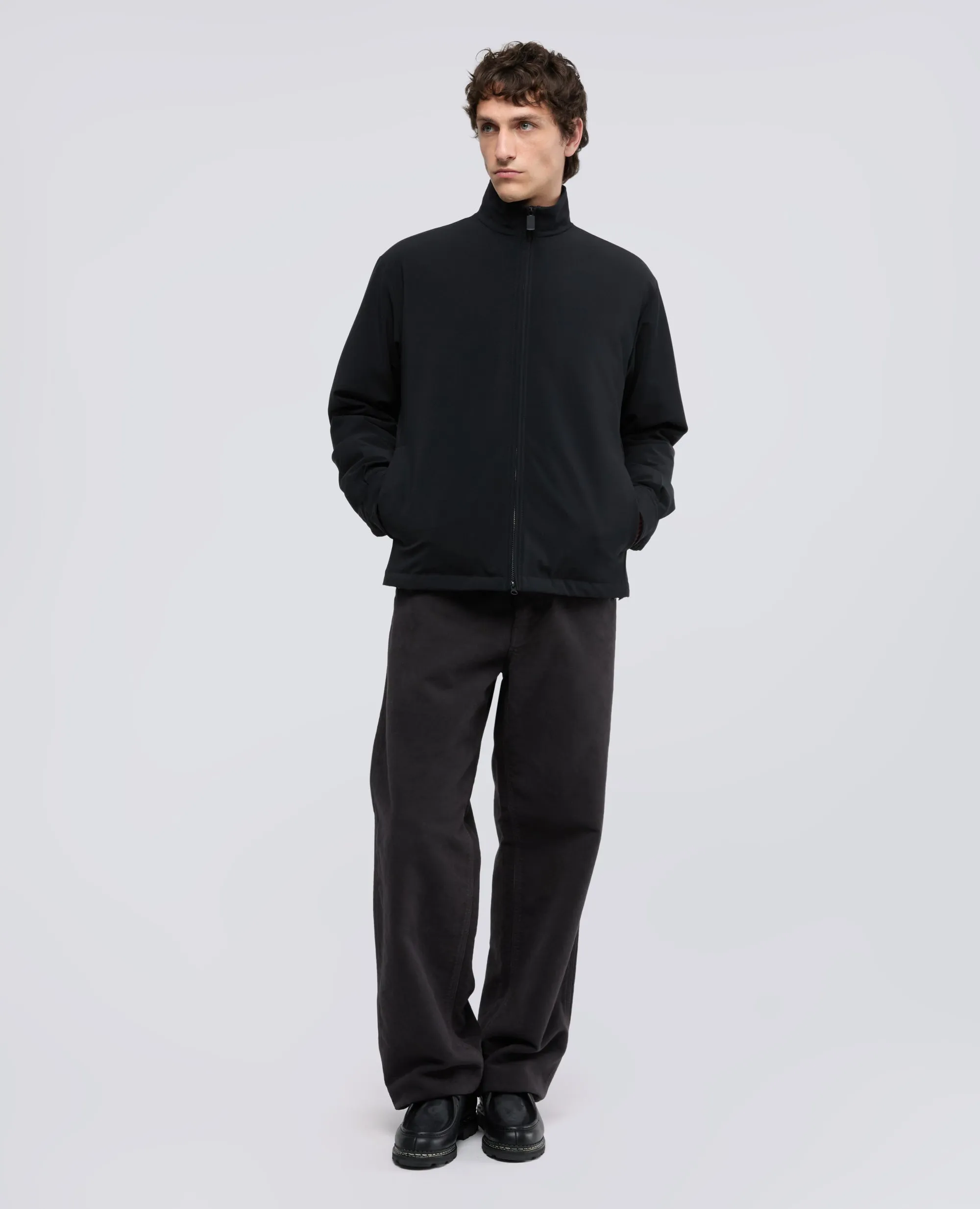 GIUBBOTTO IN TWILL IDROREPELLENTE - NERO sold by Aspesi product image thumbnail 2