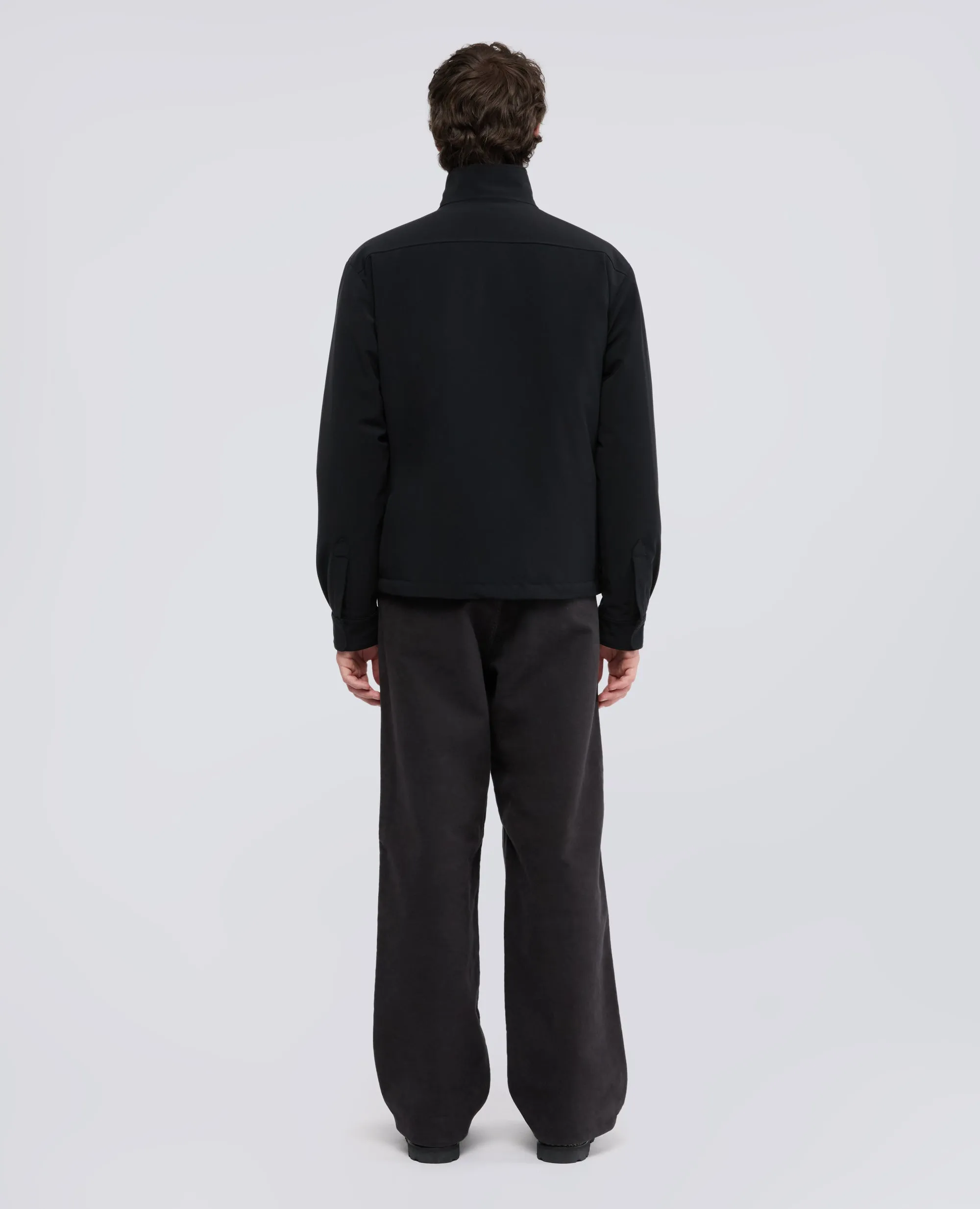 GIUBBOTTO IN TWILL IDROREPELLENTE - NERO sold by Aspesi product image thumbnail 3
