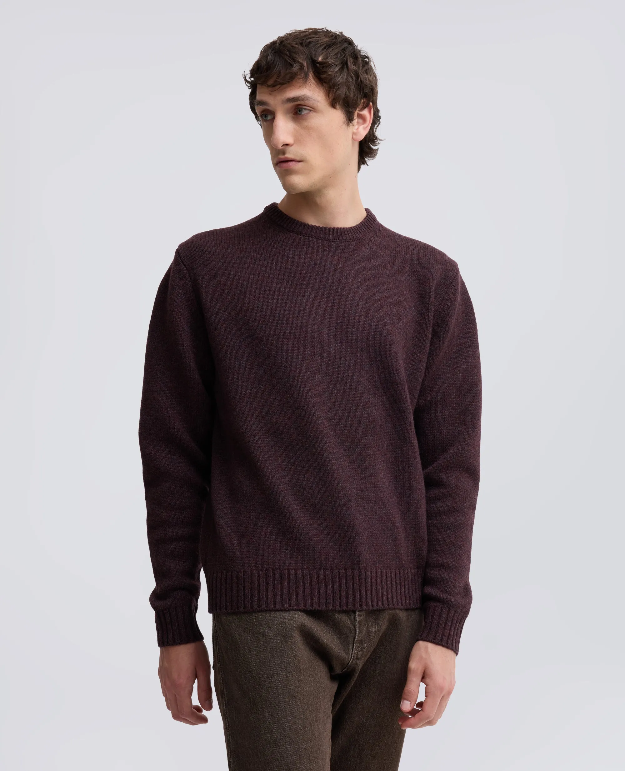 MAGLIA GIROCOLLO IN MISTO LANA E NYLON - BARBERA sold by Aspesi product image thumbnail 4