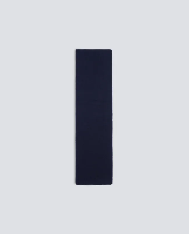 SCIARPA IN LANA, YAK E CASHMERE - NAVY made by Aspesi