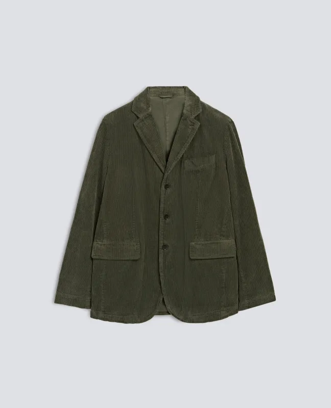 GIACCA IN VELLUTO A COSTE - MILITARE made by Aspesi