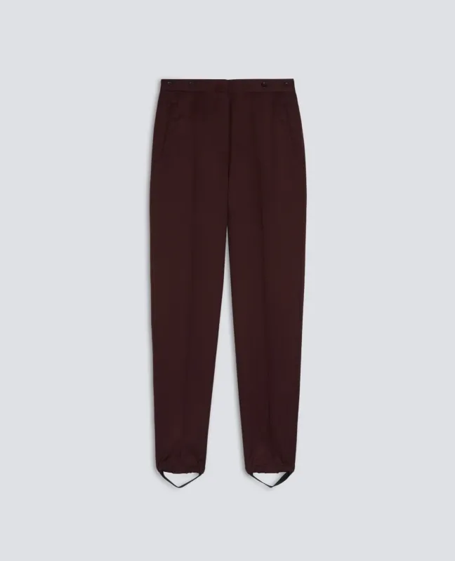 PANTALONE IN GABARDINA DI LANA VERGINE - BARBERA made by Aspesi