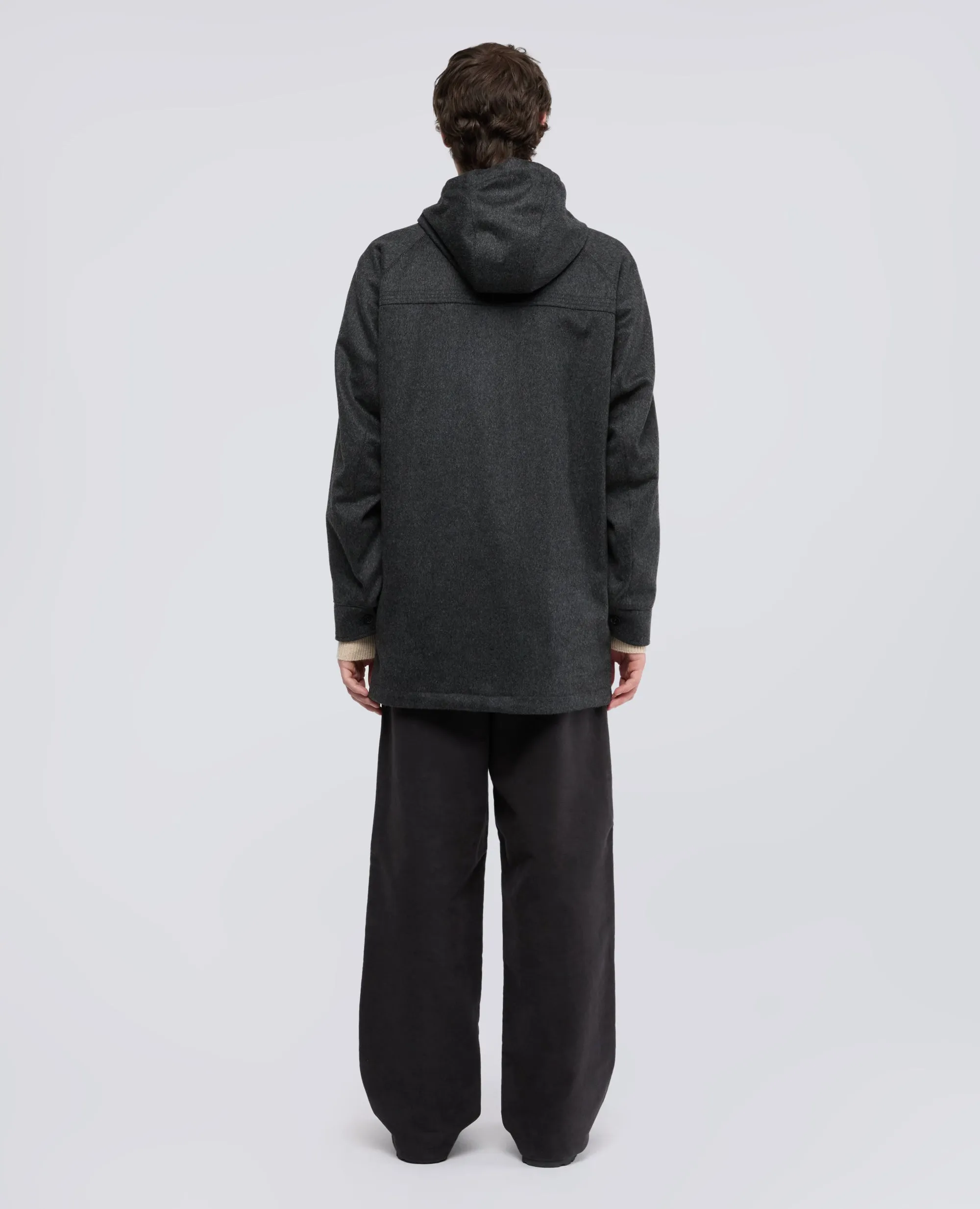 PARKA IN LODEN DI LANA E ALPACA CON OVATTA THERMORE® - GRIGIO sold by Aspesi product image thumbnail 3