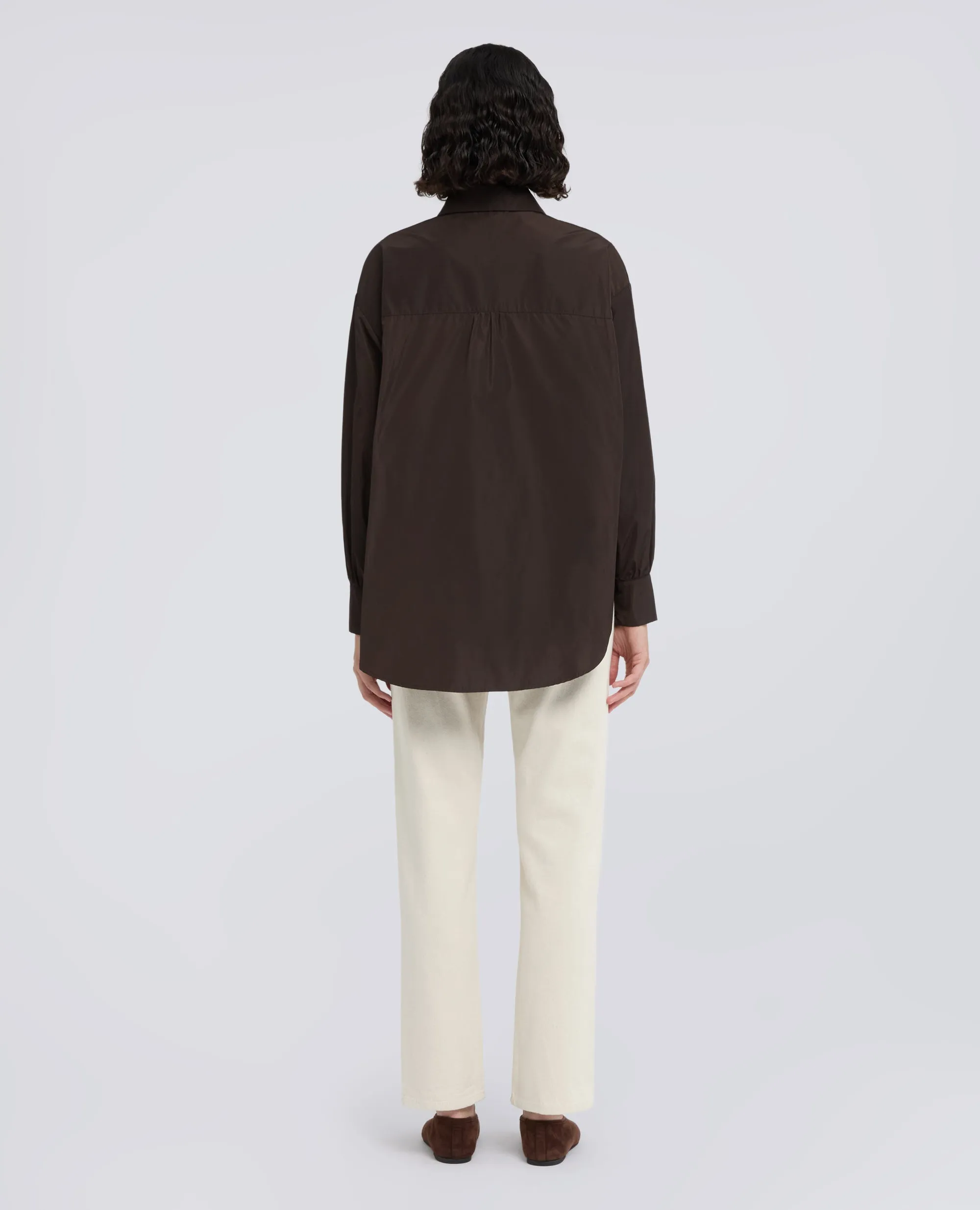 CAMICIA IN TESSUTO TECNICO - MARRONE sold by Aspesi product image thumbnail 3