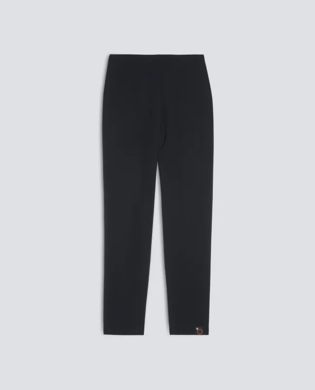 PANTALONE LEGGINS IN NYLON COMFORT- NORD - NERO made by Aspesi