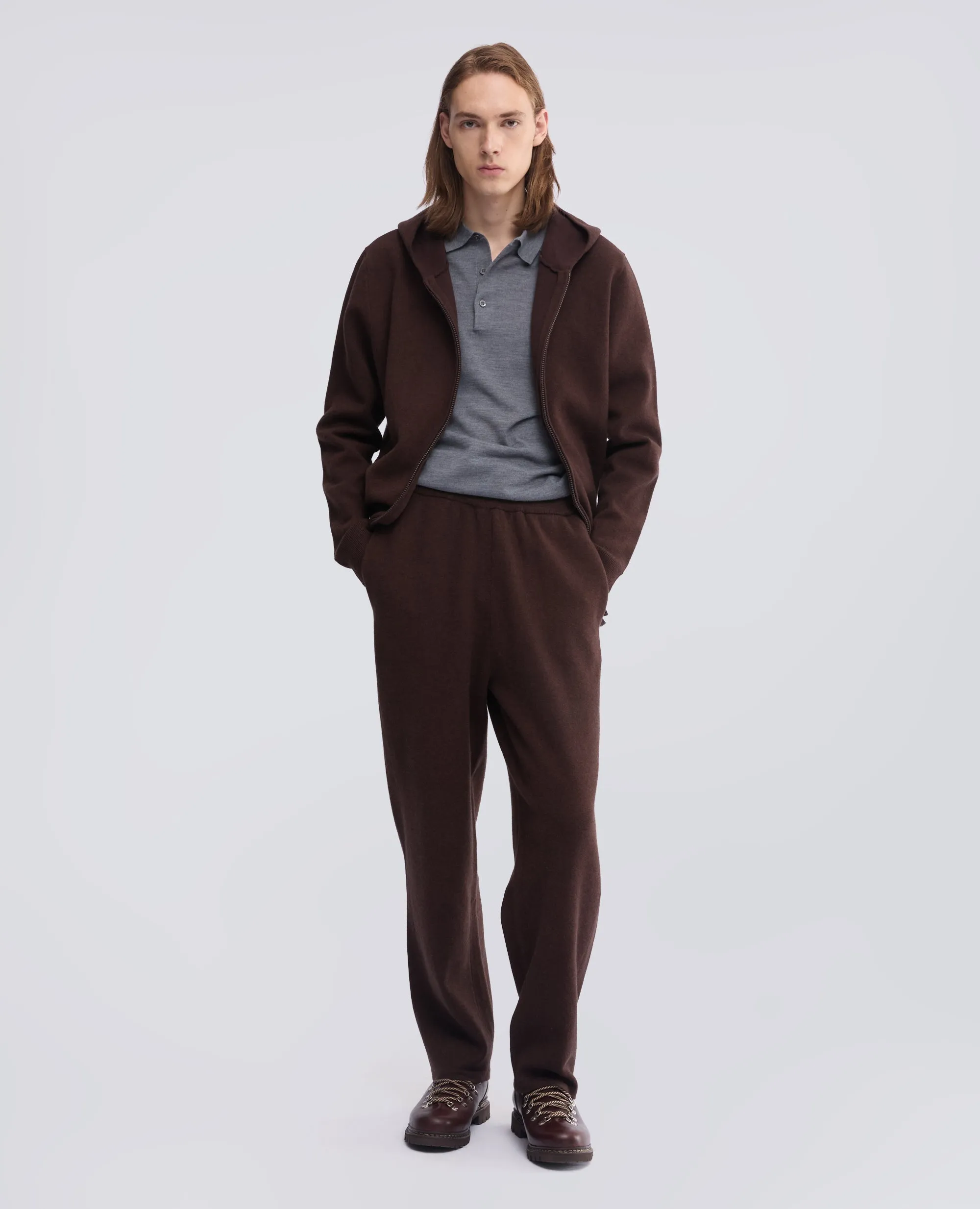 POLO A MANICHE LUNGHE - GRIGIO sold by Aspesi product image thumbnail 2