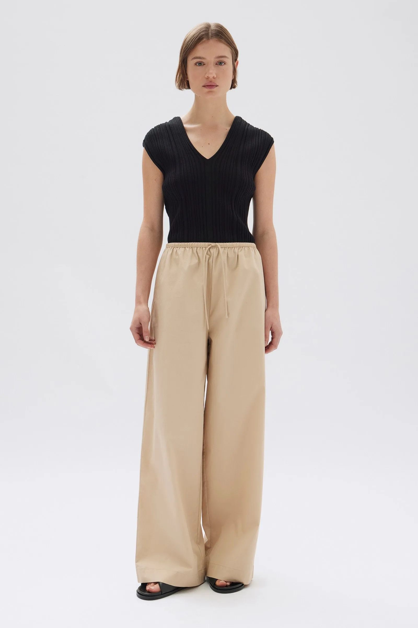 Philipa Poplin Pant sold by Assembly Label