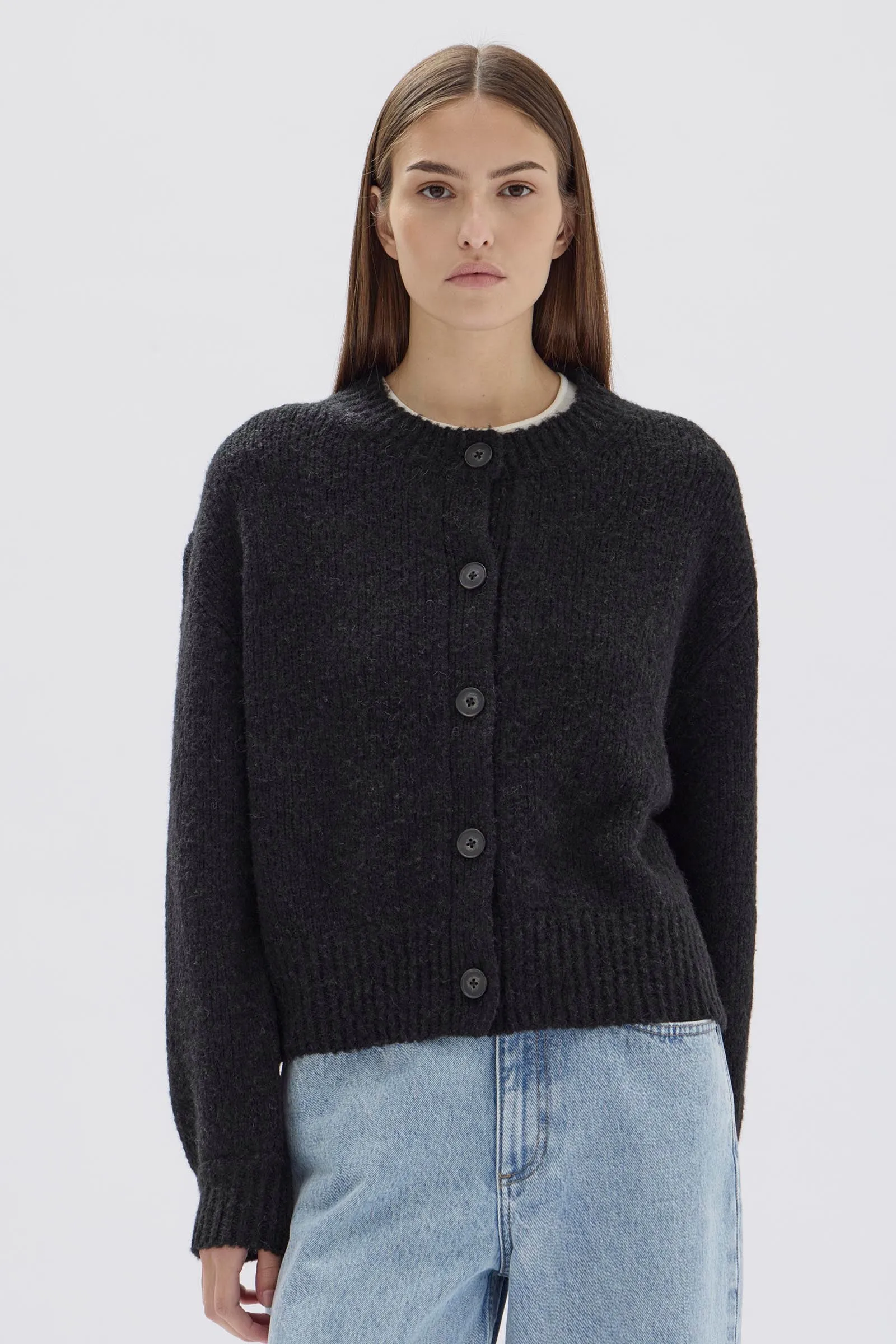 アウターその他 AVANDRESS Anna Cardigan BLACK Designer fashion, Seoul-fully created | W Concept