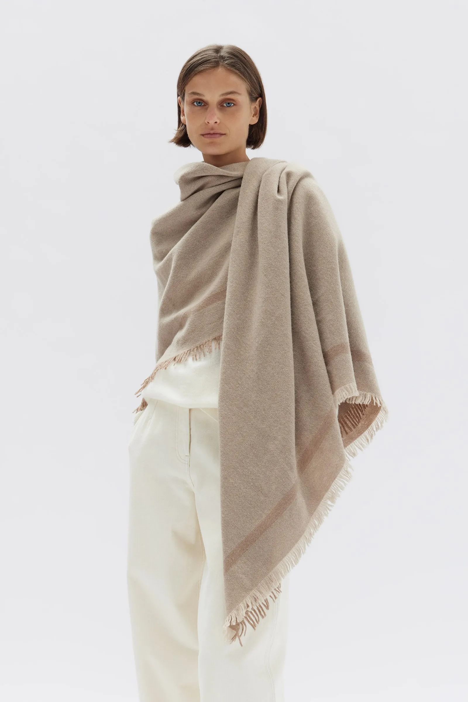 Jacquard Merino Wool Scarf sold by Assembly Label product image thumbnail 3