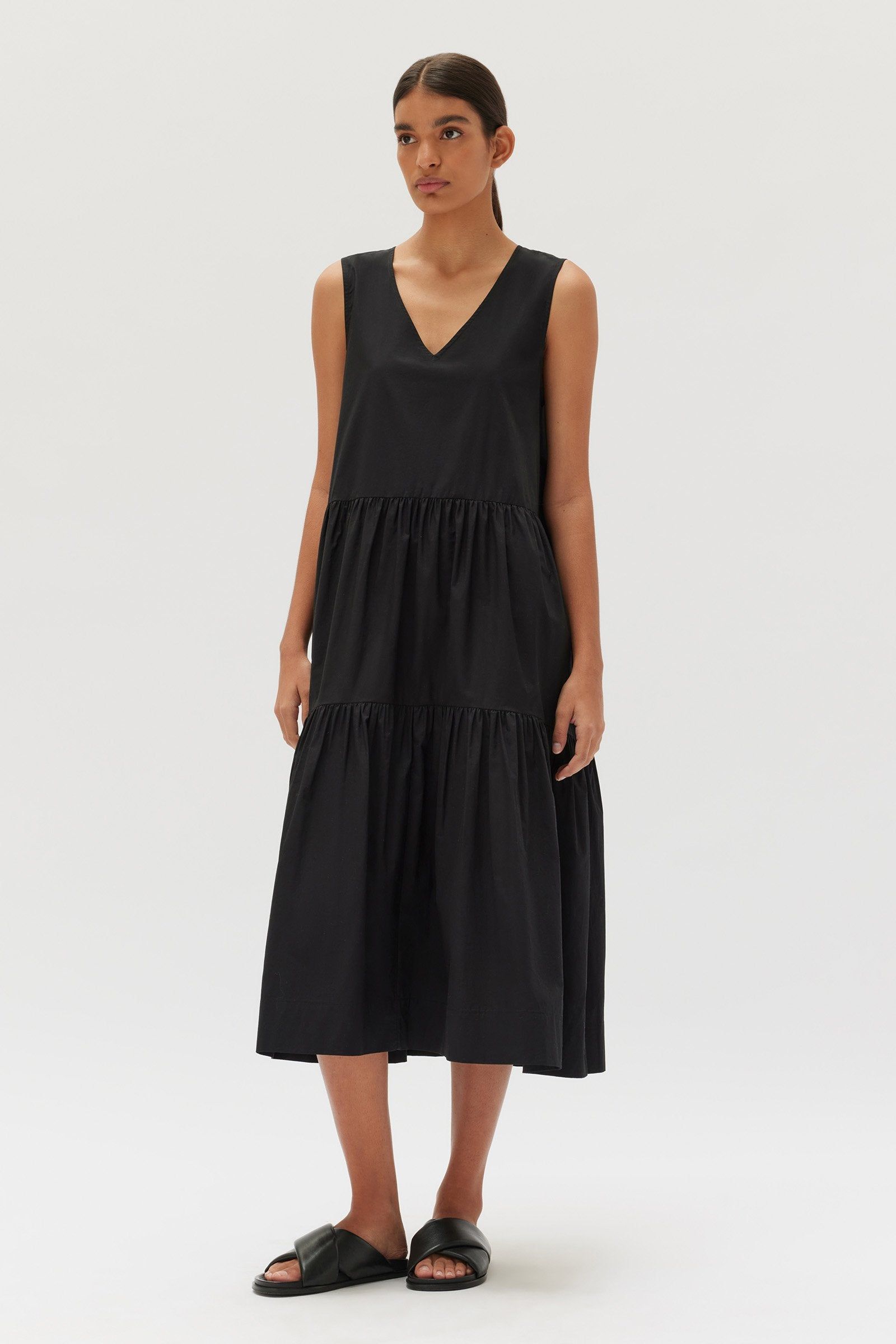 Isabella Poplin Dress sold by Assembly Label