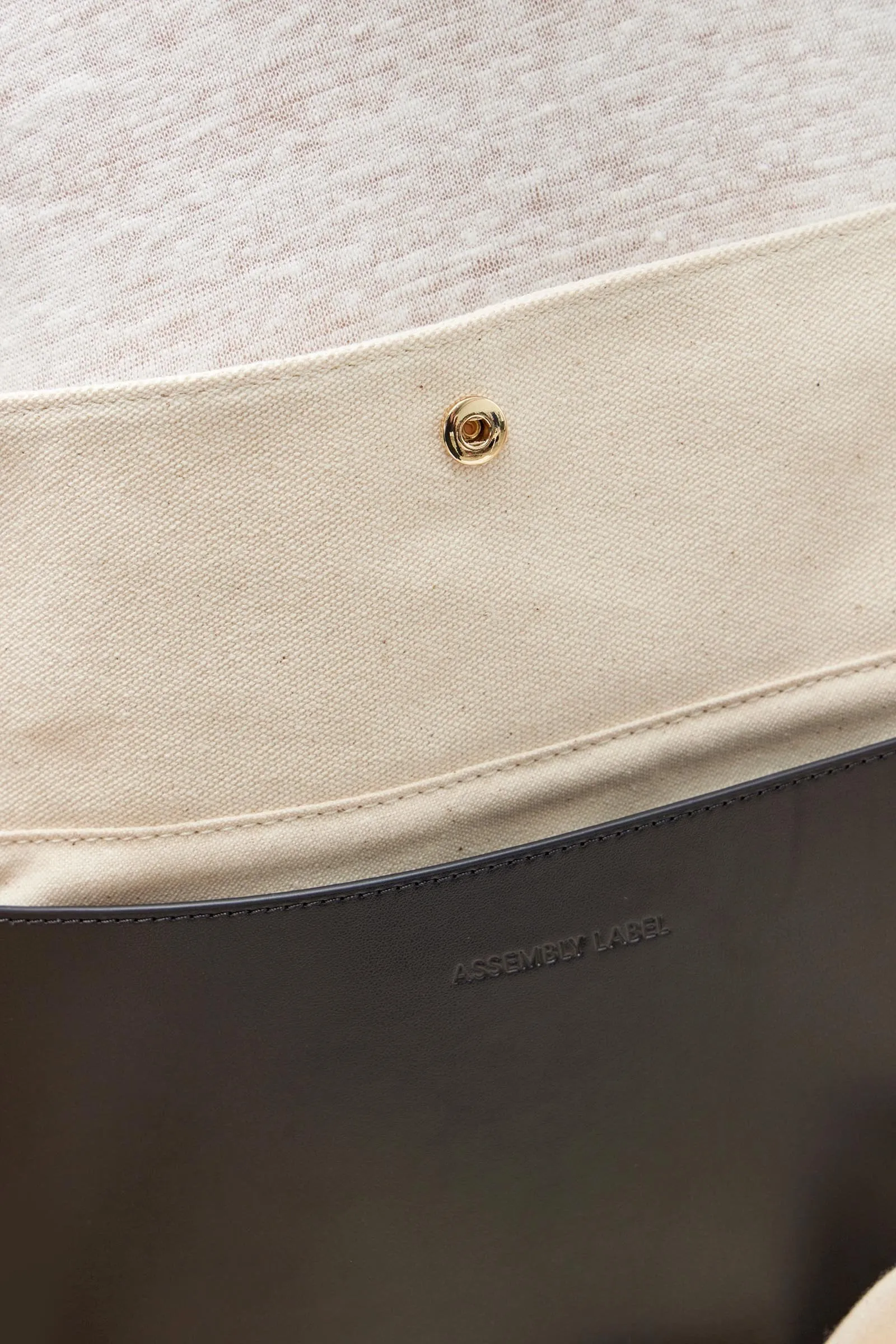 Leather Trim Canvas Tote sold by Assembly Label product image thumbnail 4