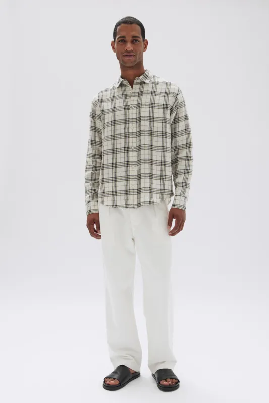 Mercer Linen Check Shirt made by Assembly Label