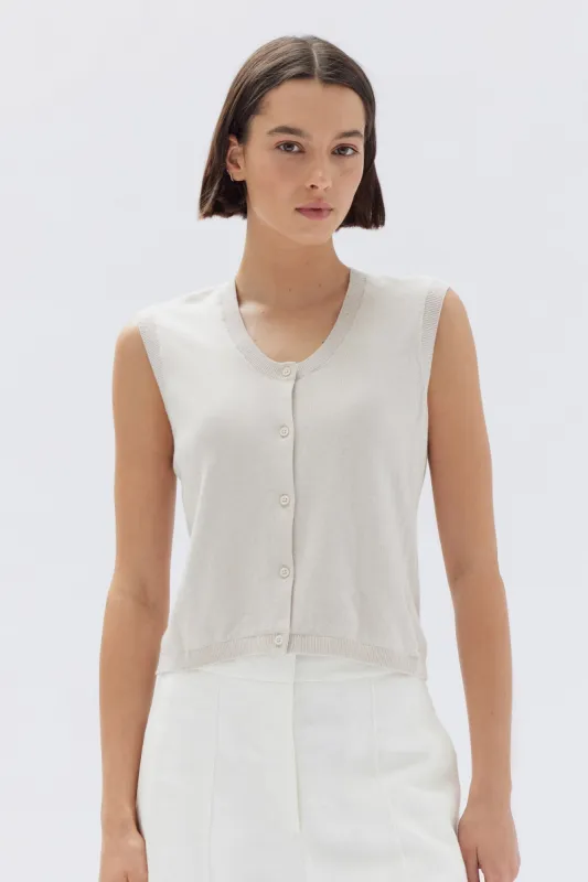 Liora Silk Cotton Knit Top sold by Assembly Label