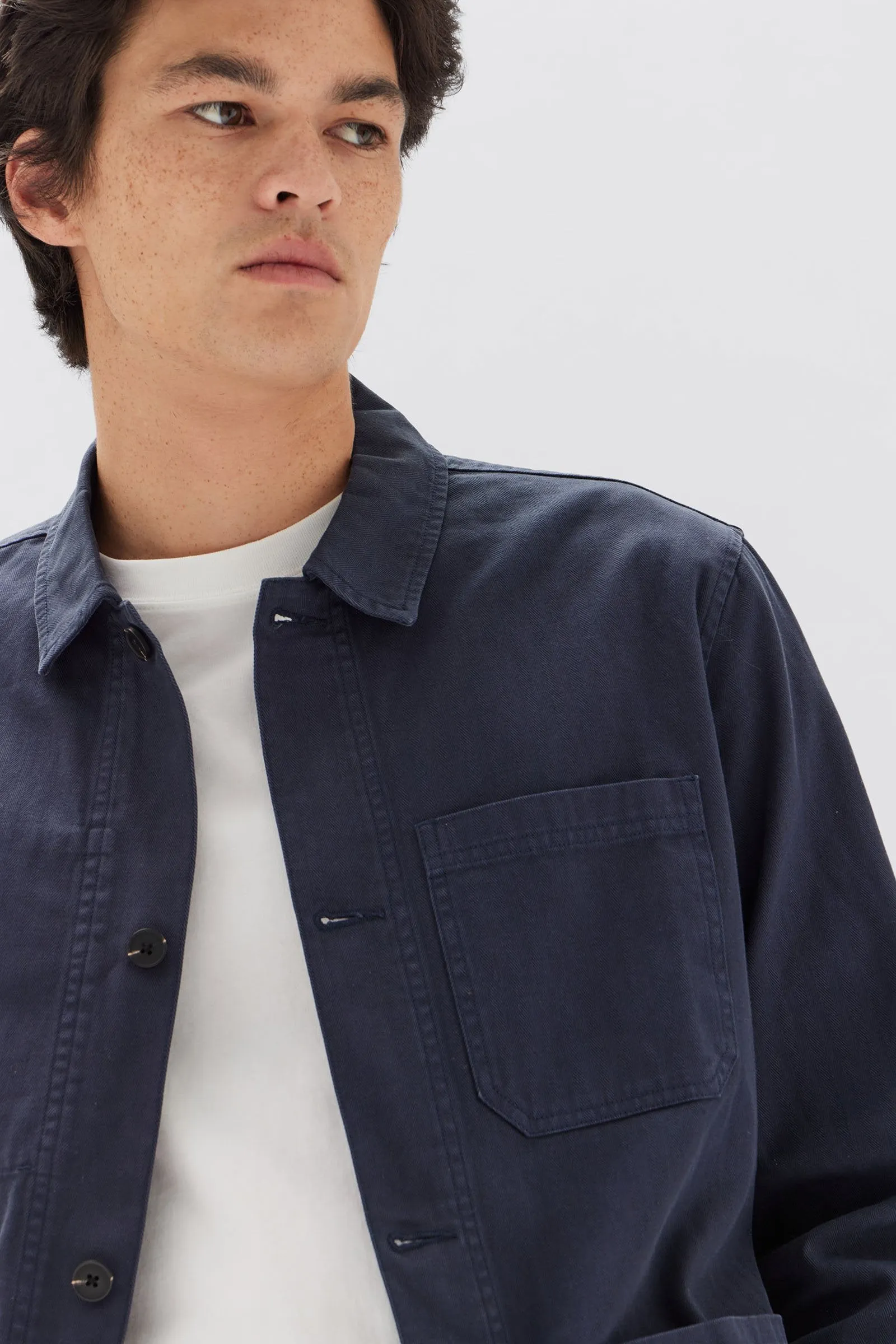 Herringbone Chore Jacket sold by Assembly Label product image thumbnail 2