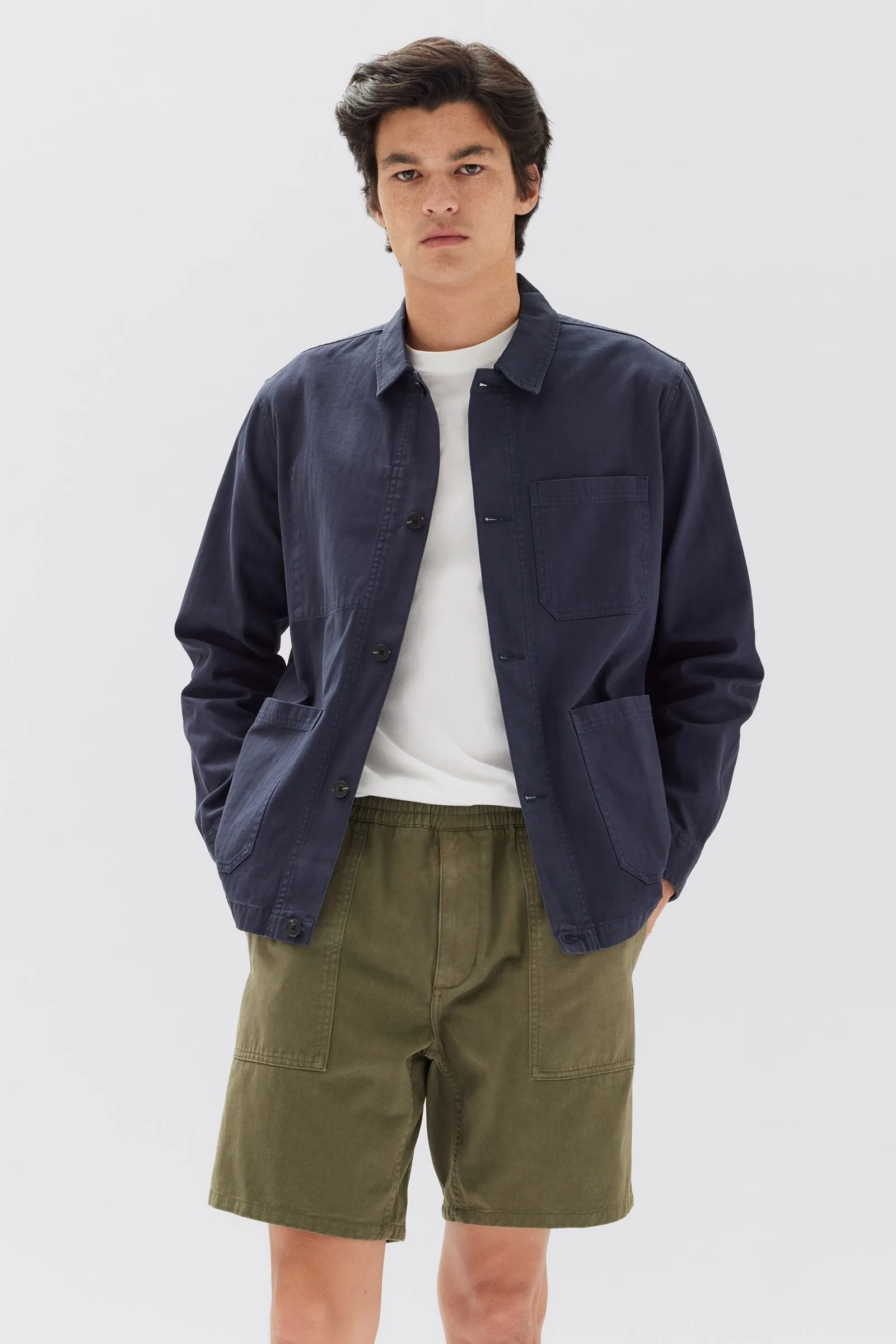 Herringbone Chore Jacket sold by Assembly Label product image thumbnail 3