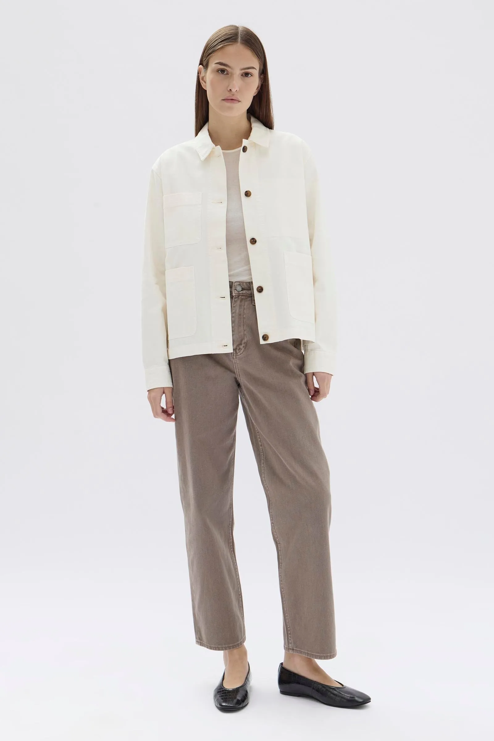 Womens Herringbone Chore Jacket sold by Assembly Label product image thumbnail 3