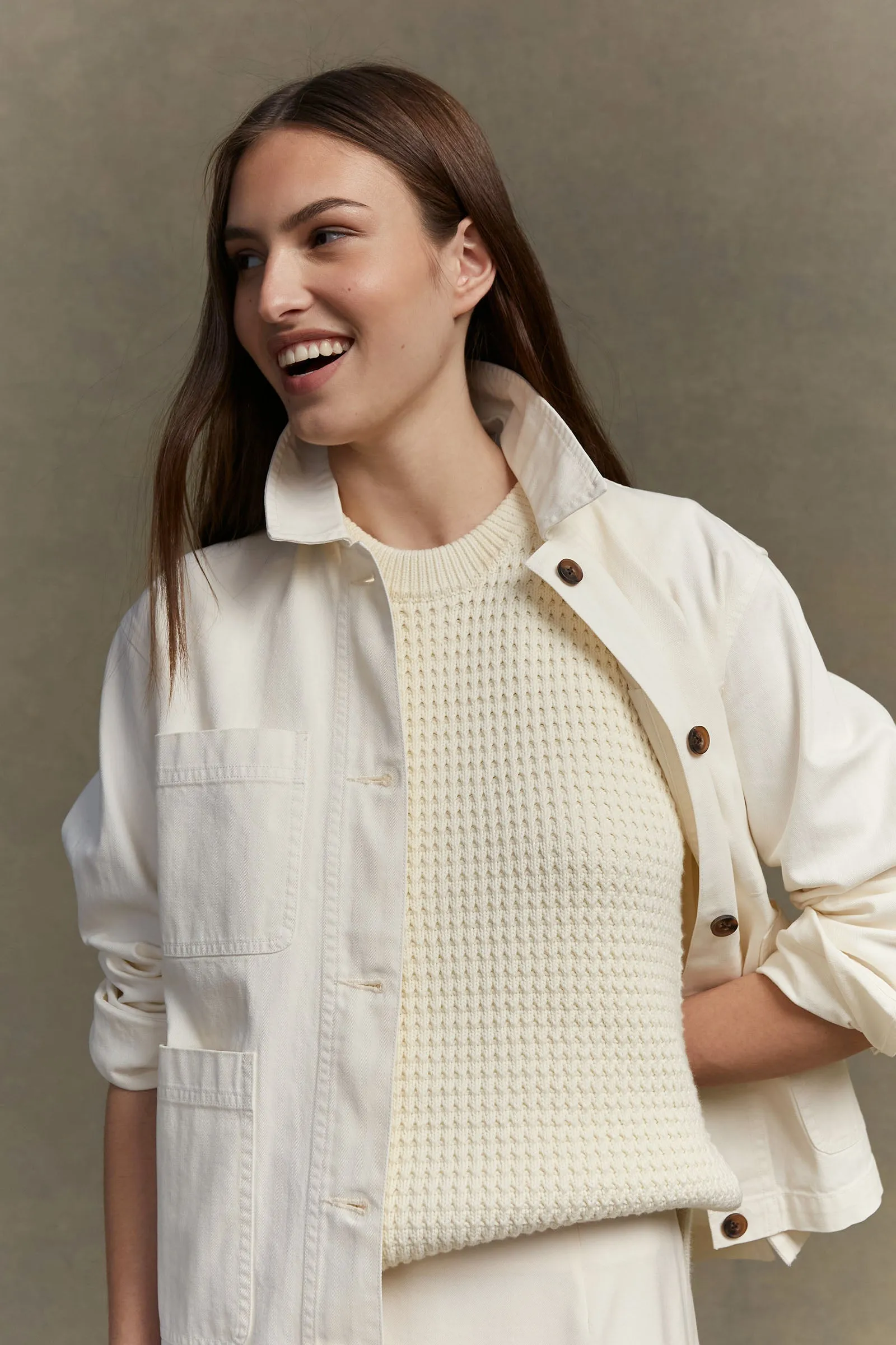 Womens Herringbone Chore Jacket sold by Assembly Label product image thumbnail 2
