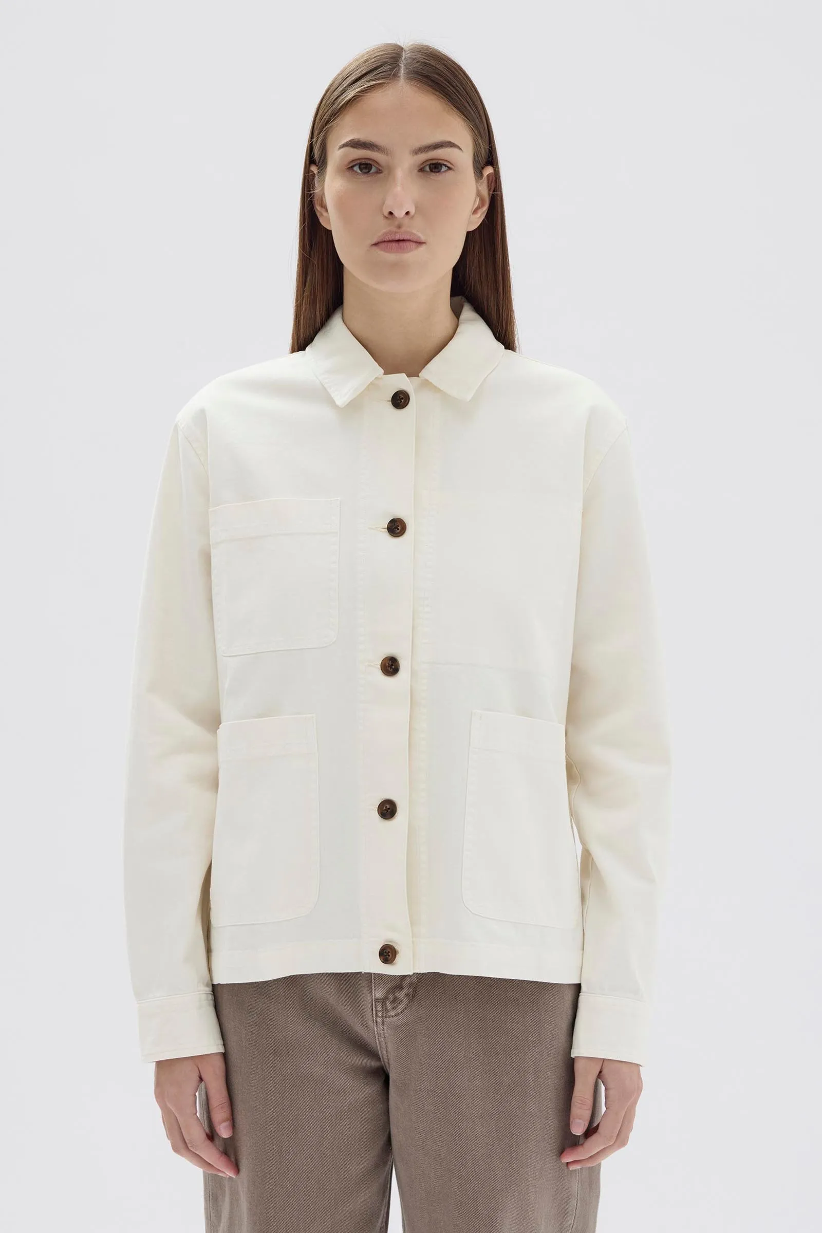 Womens Herringbone Chore Jacket sold by Assembly Label product image thumbnail 5