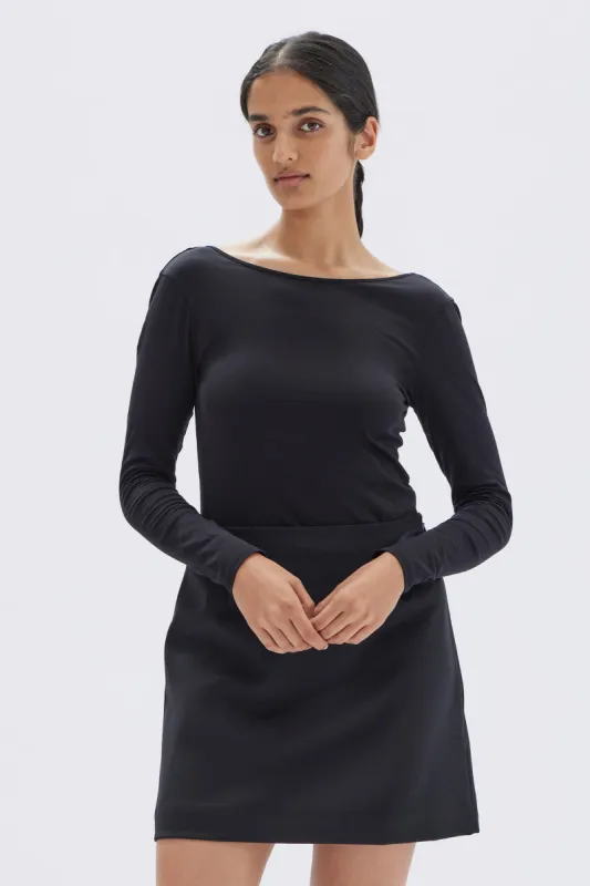 Jade Scoop Back Jersey Top sold by Assembly Label