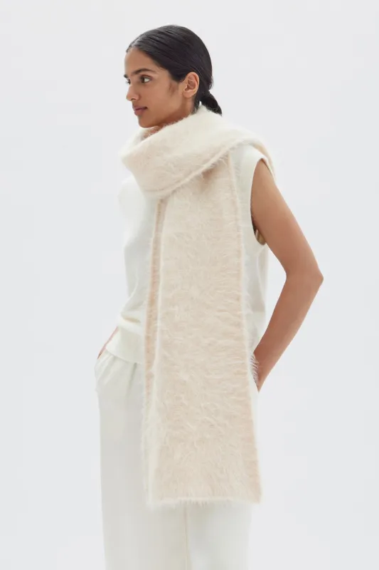 Hunter Alpaca Scarf made by Assembly Label