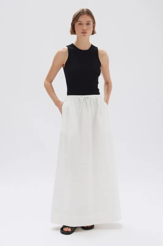 Philipa Poplin Skirt sold by Assembly Label