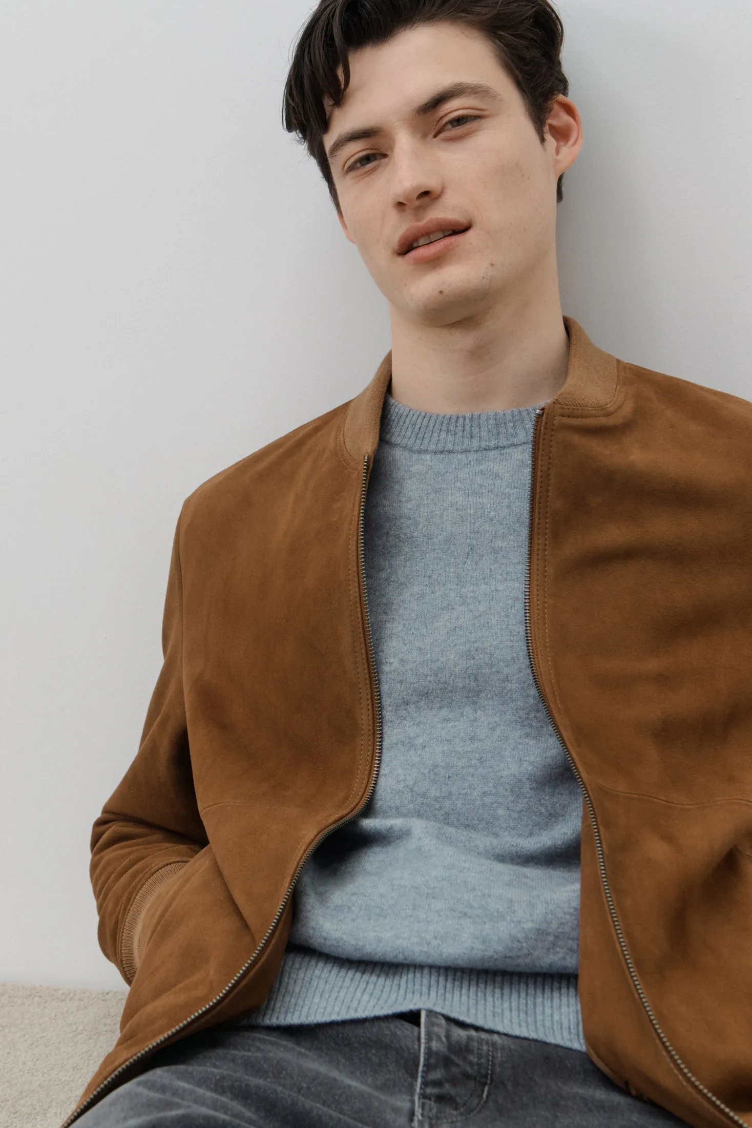 Finlay Suede Bomber Jacket sold by Assembly Label product image thumbnail 2
