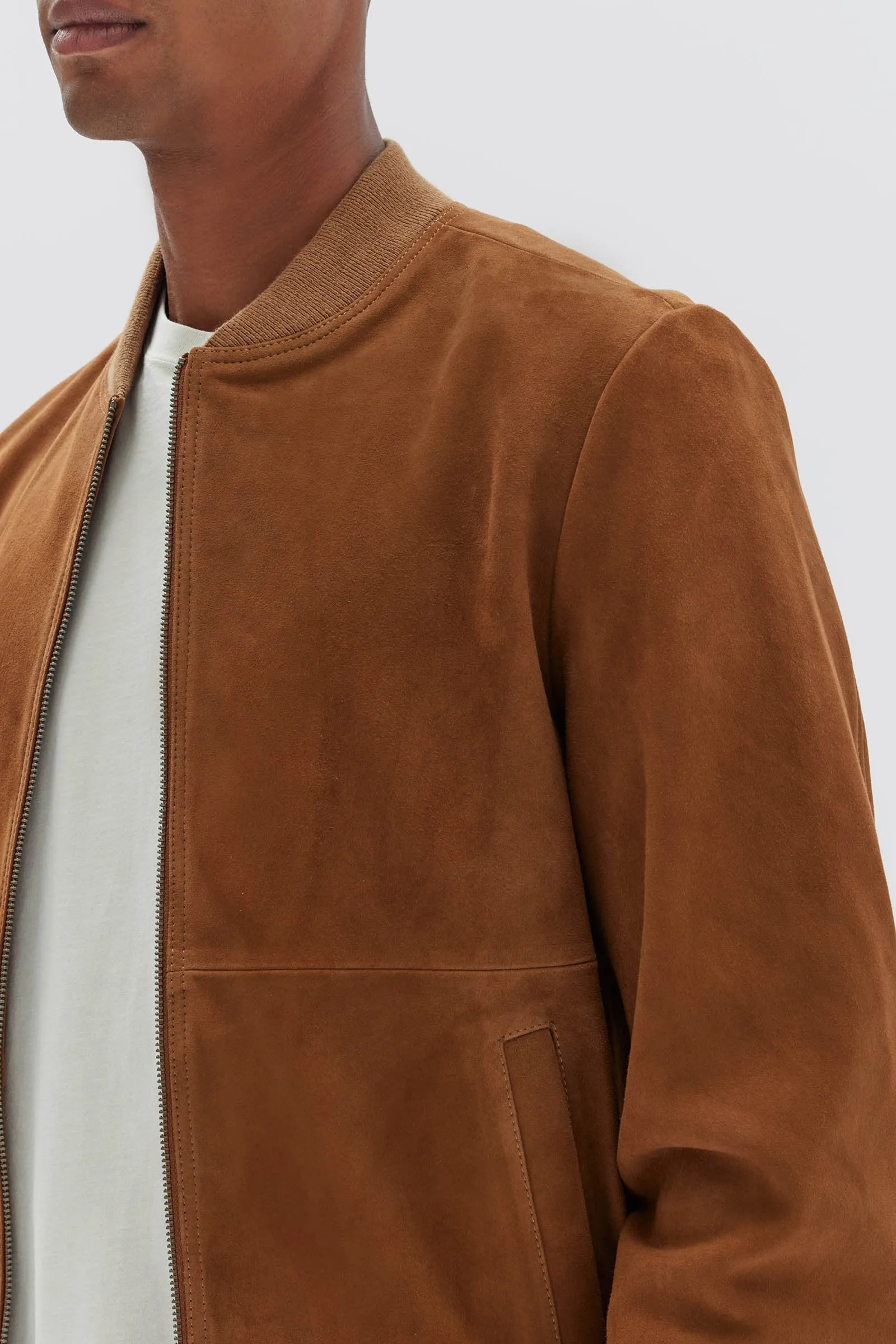 Finlay Suede Bomber Jacket sold by Assembly Label product image thumbnail 3