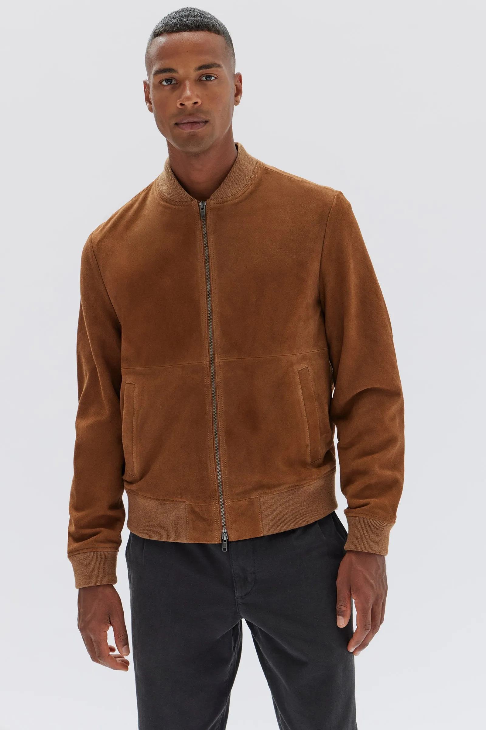 Finlay Suede Bomber Jacket sold by Assembly Label product image thumbnail 4