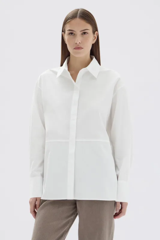 Astrid Cotton Poplin Shirt sold by Assembly Label