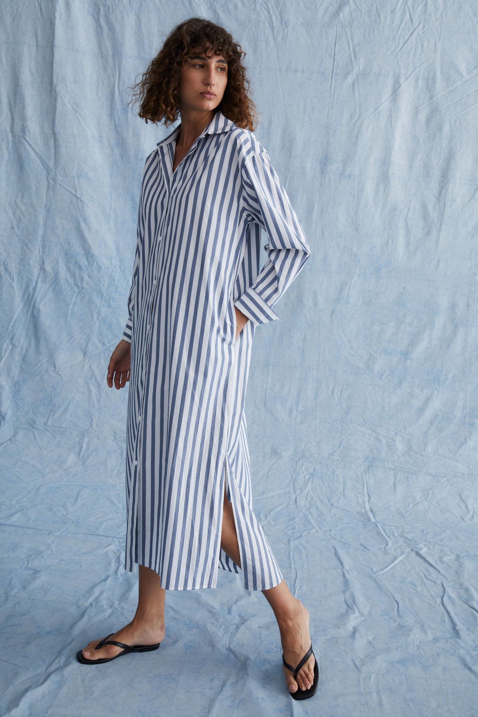 Marie Poplin Shirt Dress sold by Assembly Label