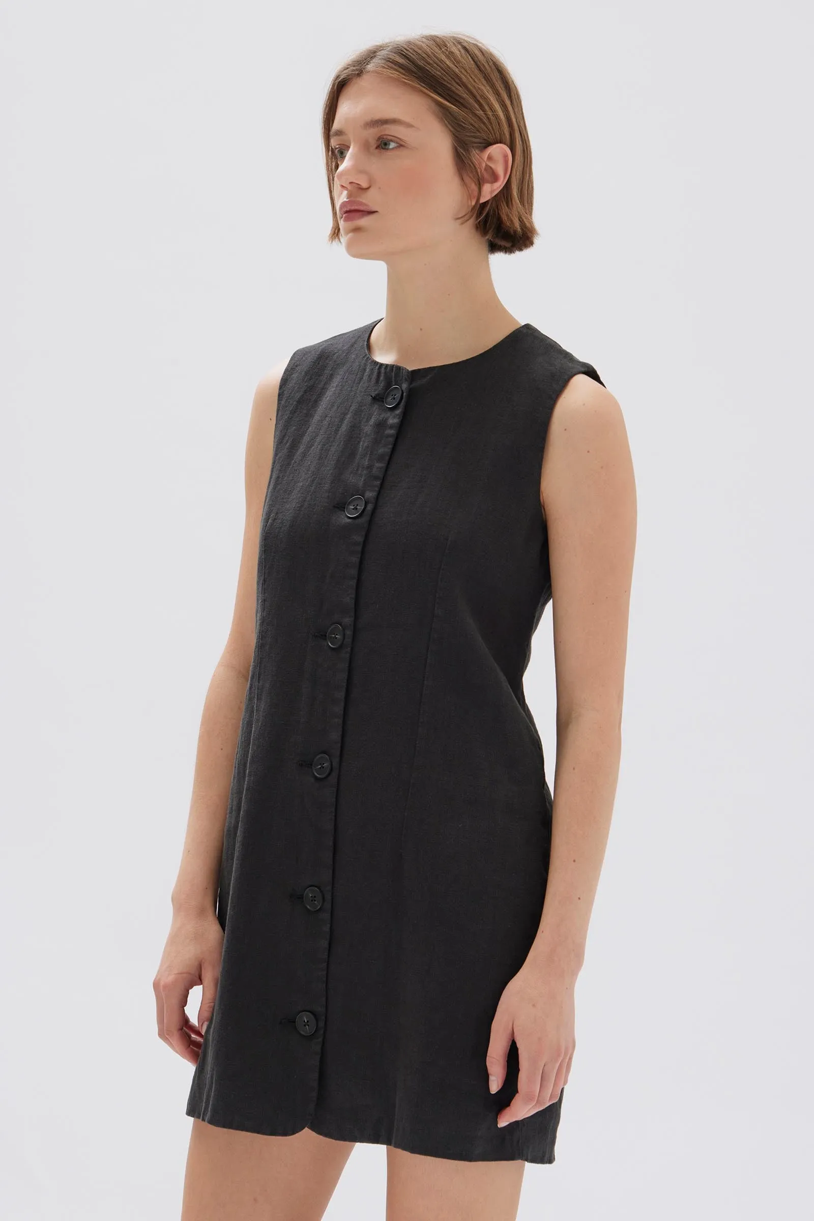 Coralie Linen Mini Dress sold by Assembly Label product image thumbnail 3