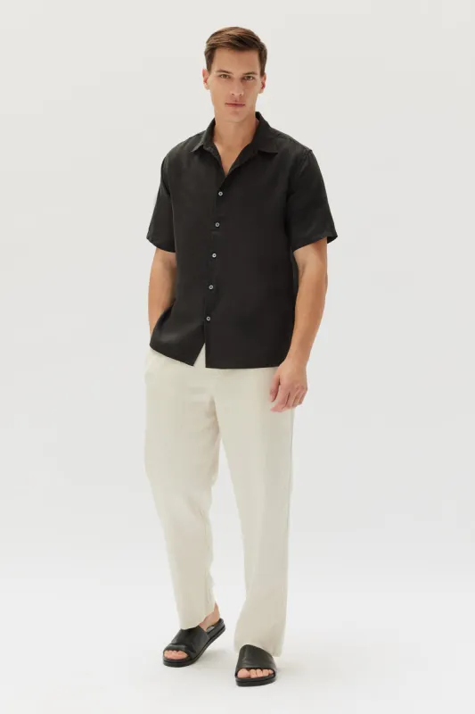 Short Sleeve Linen Shirt sold by Assembly Label