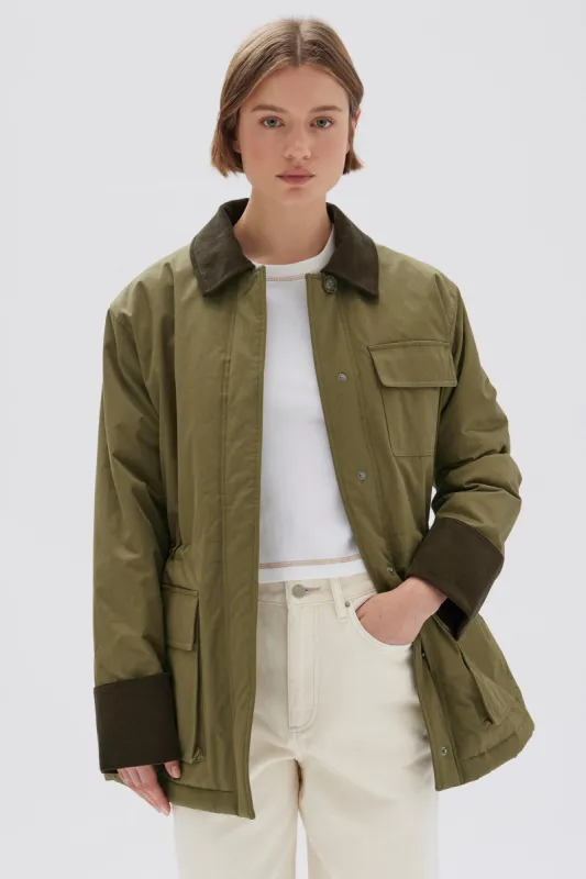 Contrast Cord Anorak sold by Assembly Label