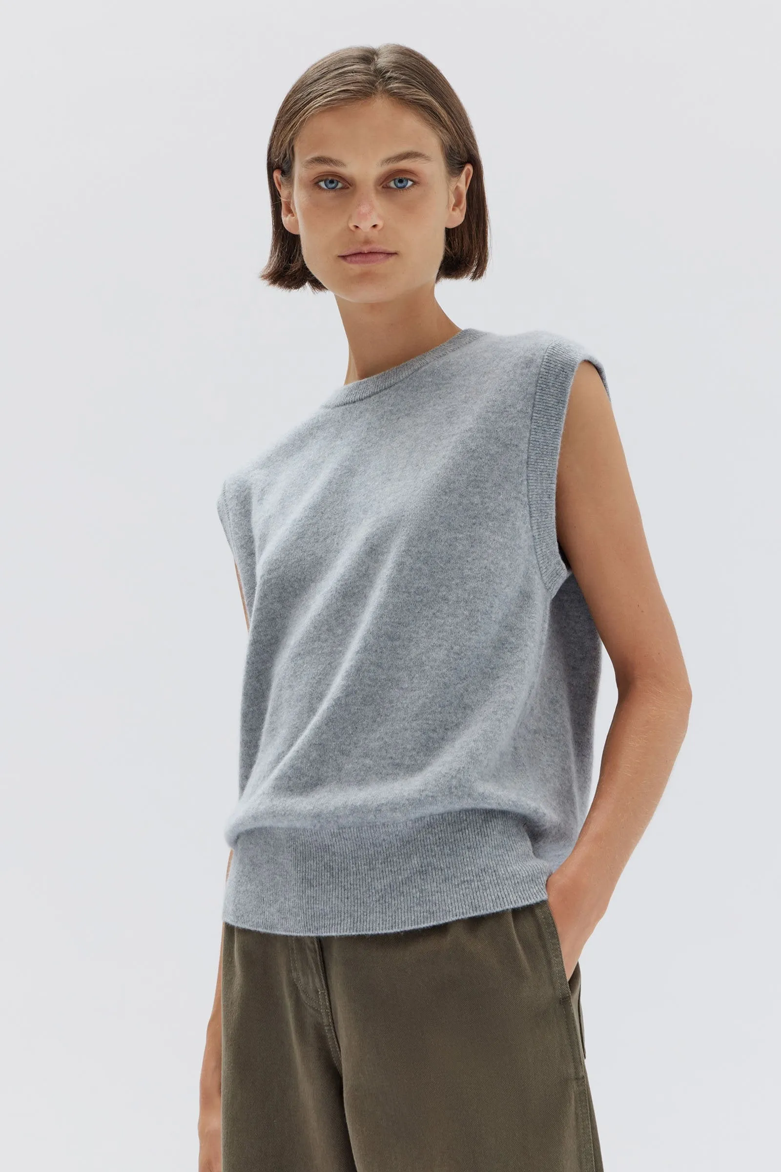 Relaxed Cashmere Vest sold by Assembly Label