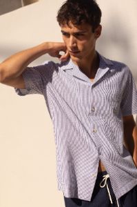 Seersucker Short Sleeve Shirt sold by Assembly Label