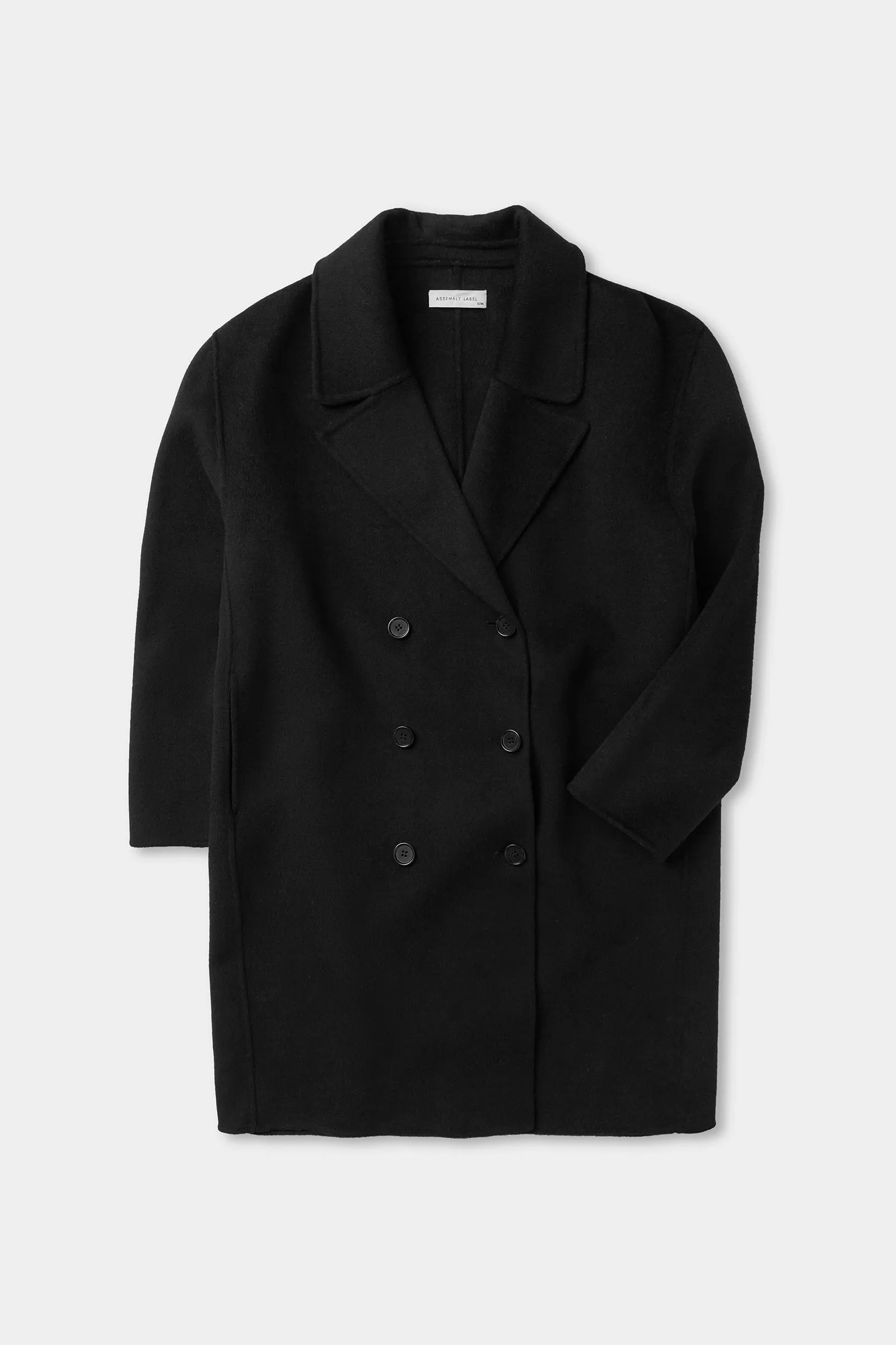 Re-Worn Womens Wool Double Breasted Coat sold by Assembly Label