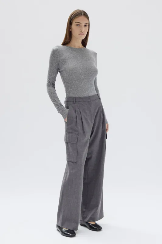 Isara Wool Cargo Pant sold by Assembly Label