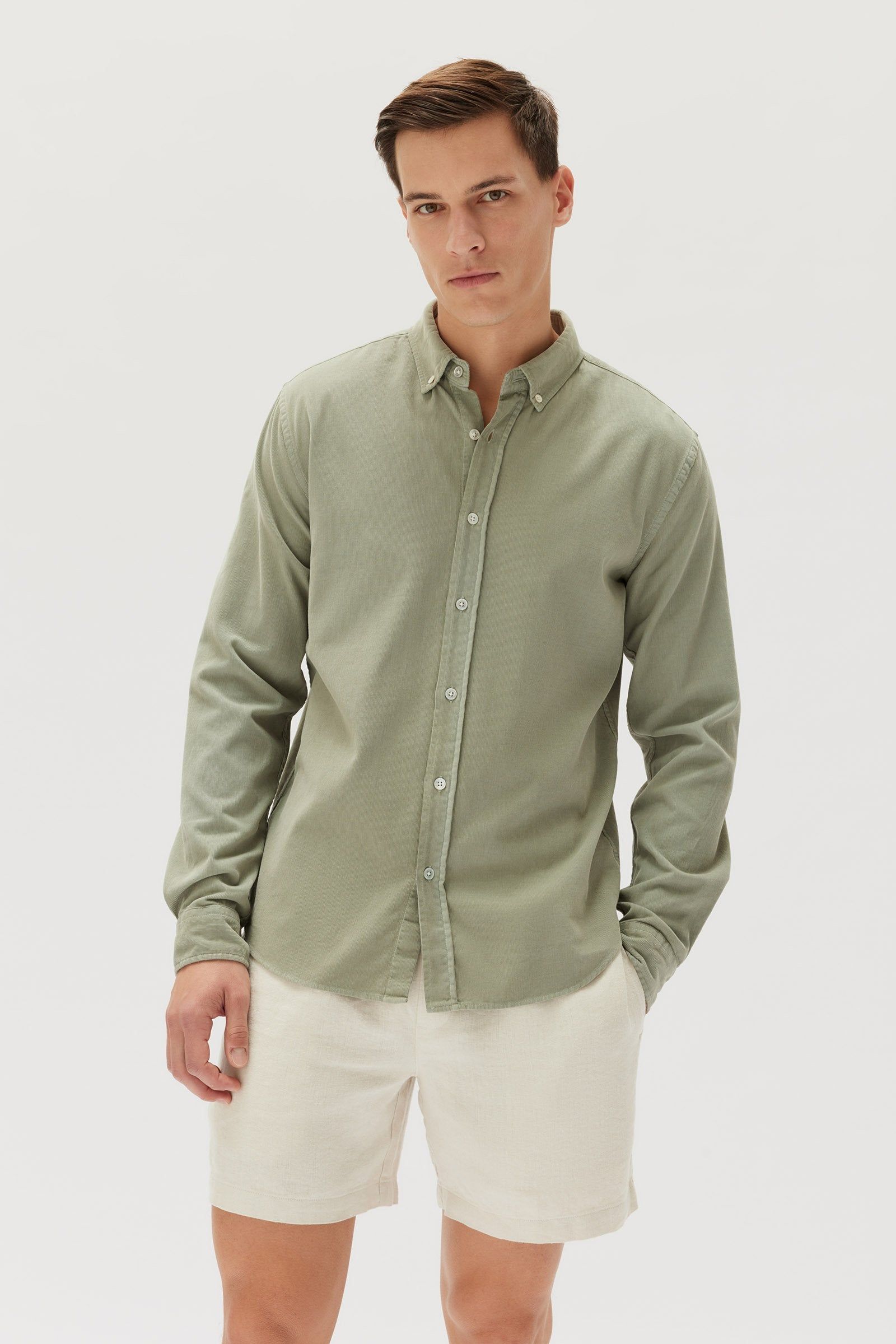 Cord Long Sleeve Shirt sold by Assembly Label
