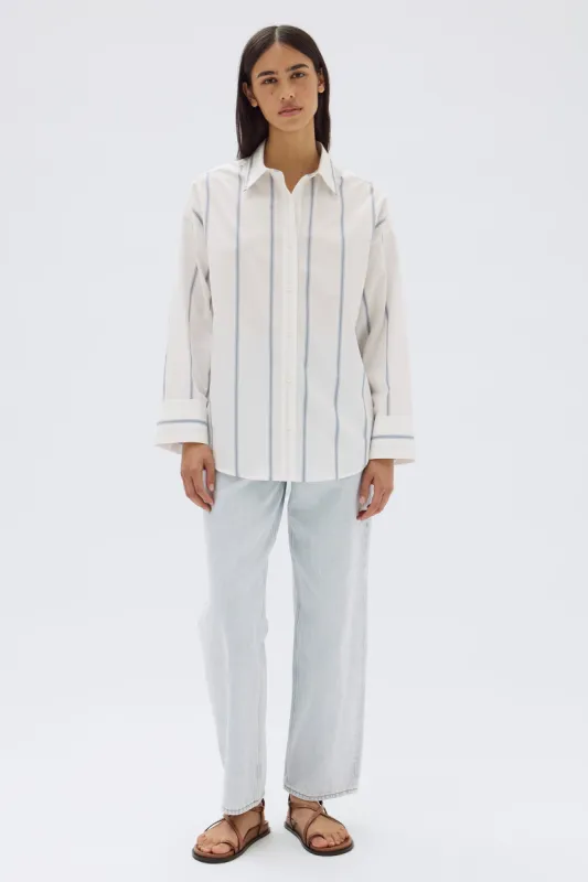 Tala Poplin Stripe Shirt sold by Assembly Label