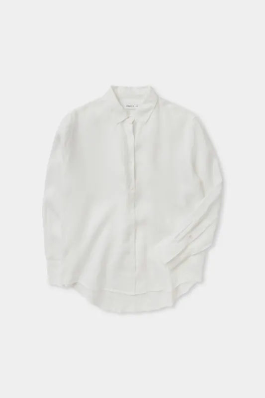 Re-Worn Womens Xander Linen Shirt sold by Assembly Label
