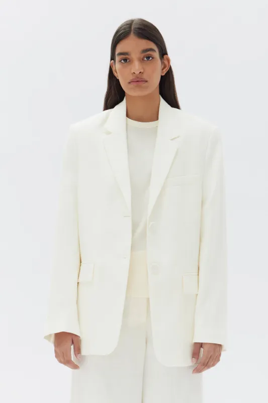 Leila Linen Jacket sold by Assembly Label