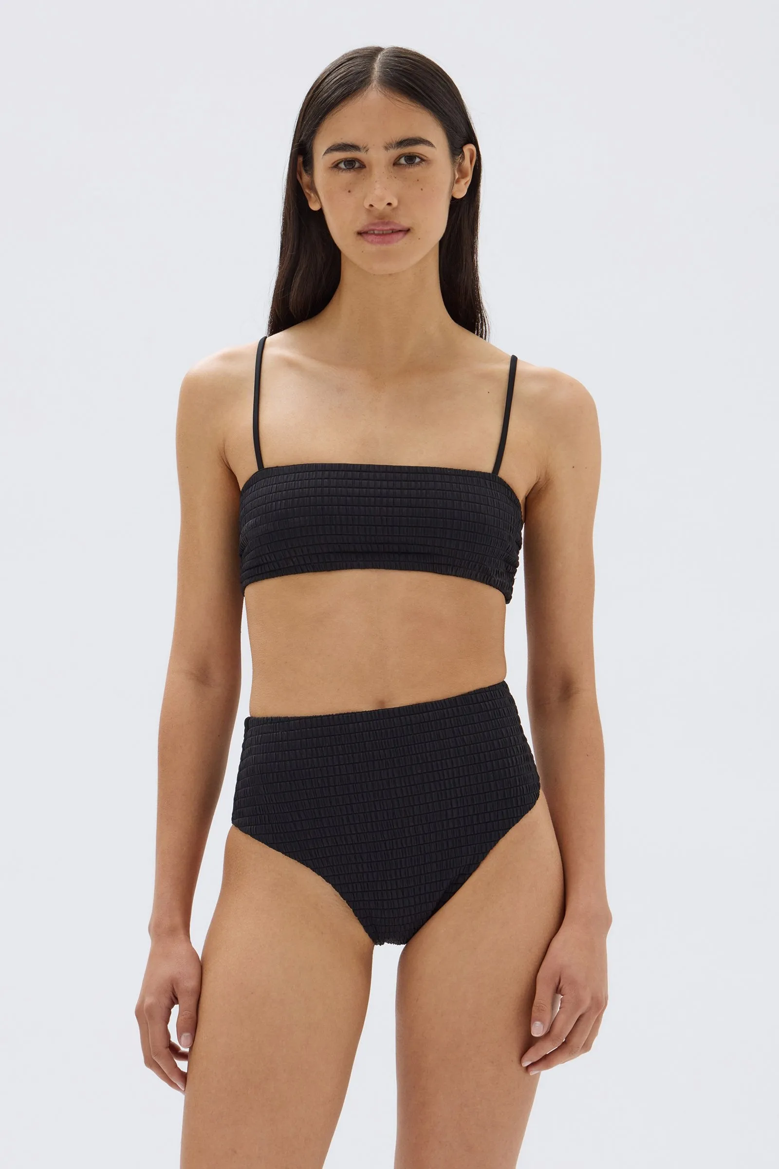 Textured Square Neck Swim Top sold by Assembly Label product image thumbnail 2