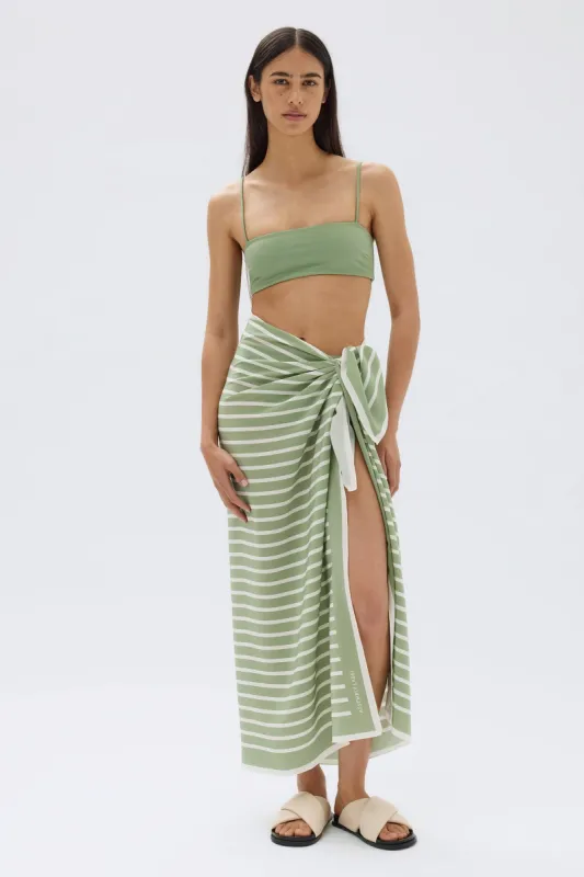 Striped Silk Sarong sold by Assembly Label