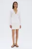 Renee Linen Wrap Top sold by Assembly Label