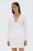 Renee Linen Wrap Top sold by Assembly Label