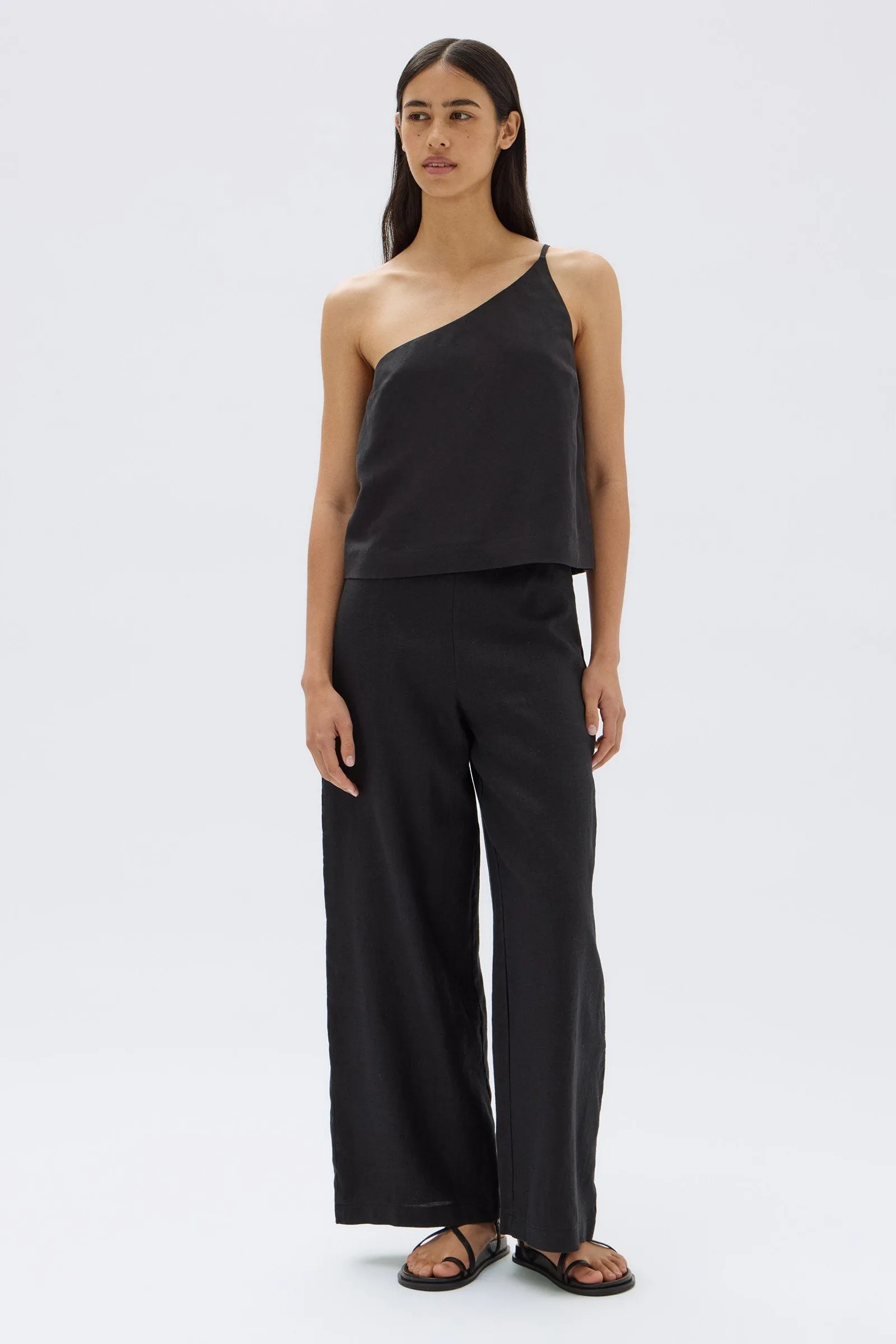 Farriday Silk Linen Top sold by Assembly Label