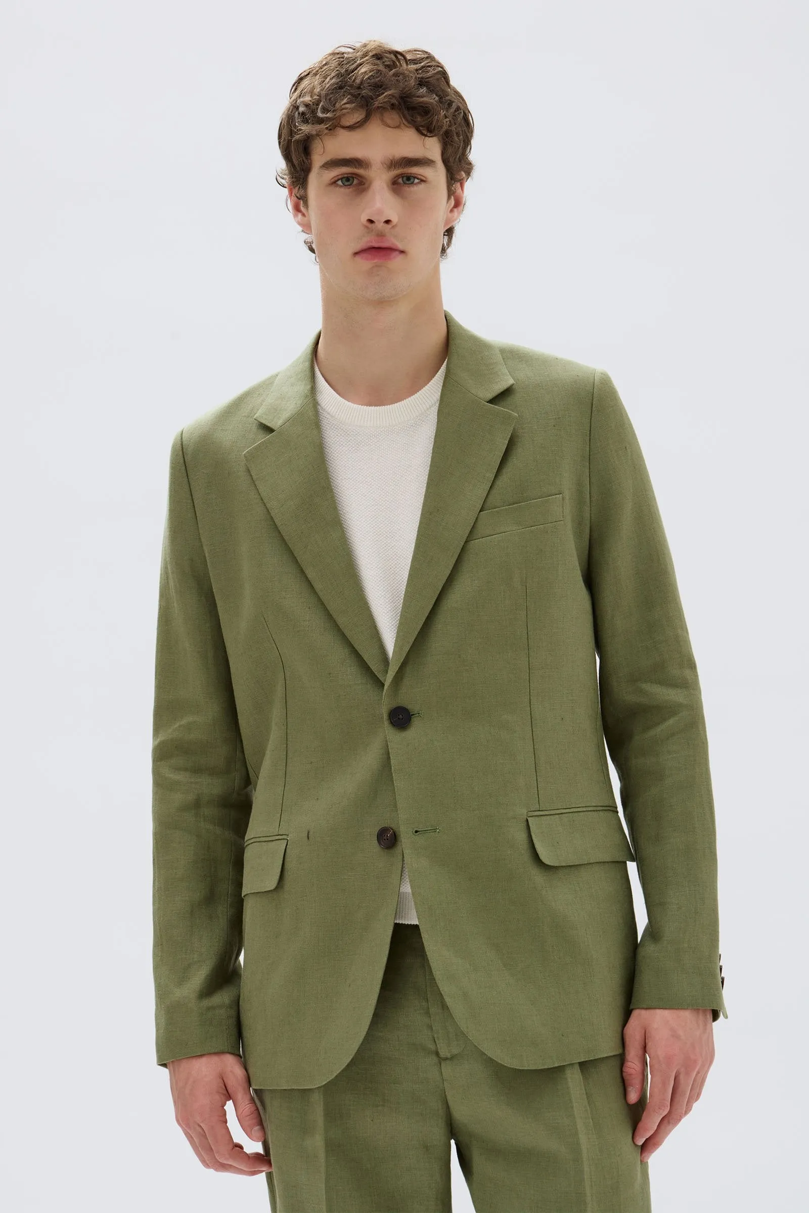 Ellis Linen Jacket sold by Assembly Label product image thumbnail 4