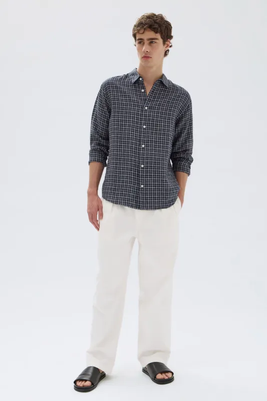 Eden Linen Check Shirt sold by Assembly Label