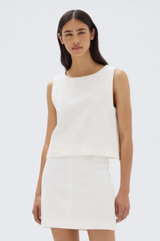 Zoey Twill Top sold by Assembly Label