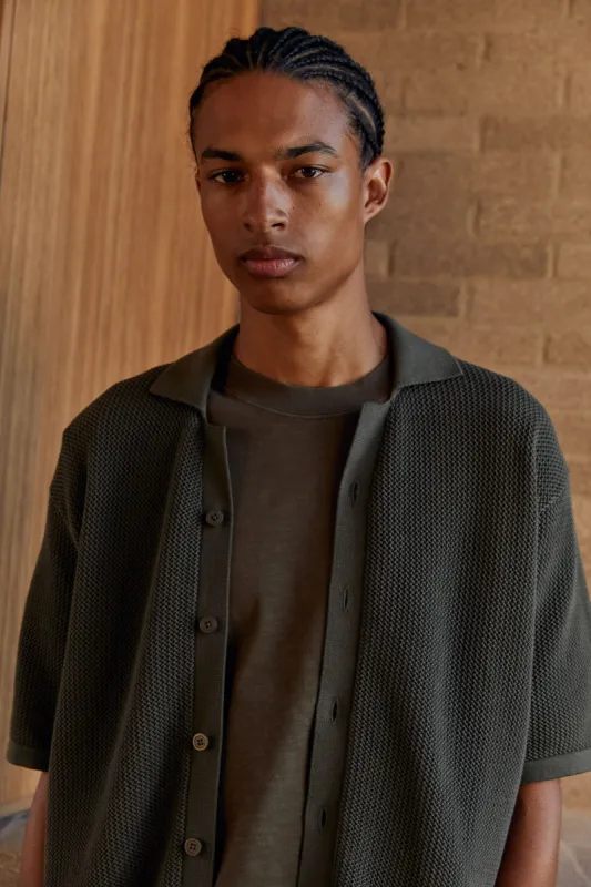 Beck Knit Short Sleeve Shirt sold by Assembly Label